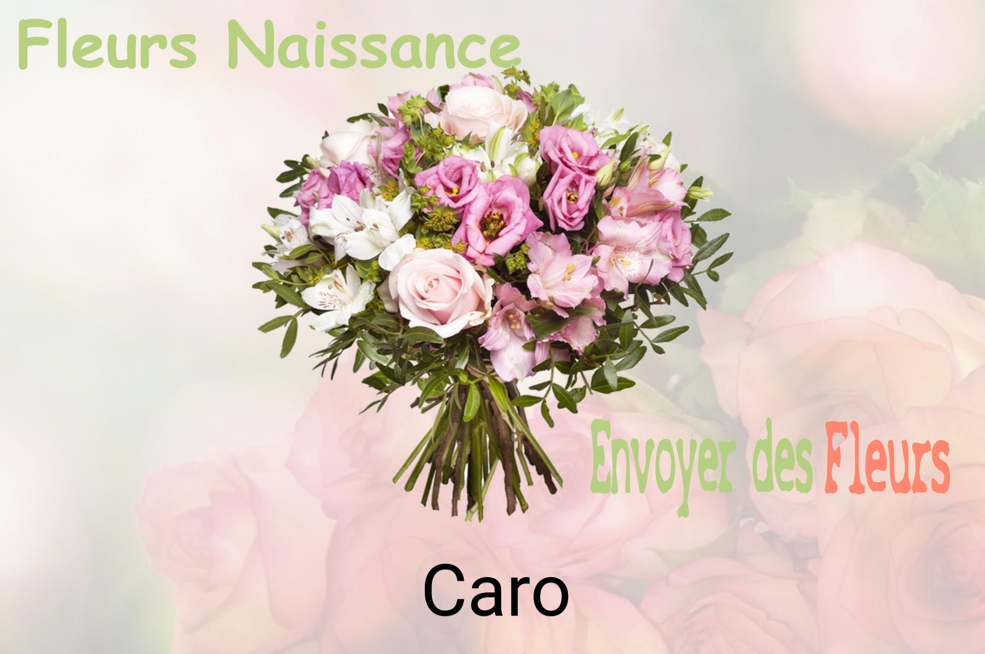 Bouquet de fleurs de naissance livré à Caro